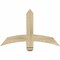 Ekena Millwork Bellingham Rough Sawn Timber Gable Bracket, Douglas Fir, 36"W x 23"H x 4"D x 4"F, 15/12 Pitch GBW036X23X0404BEL00RDF - alternate 1